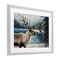 Stupell Industries Christmas Conversation In Wild Framed Print Under Glass, design by Petal Prints Design